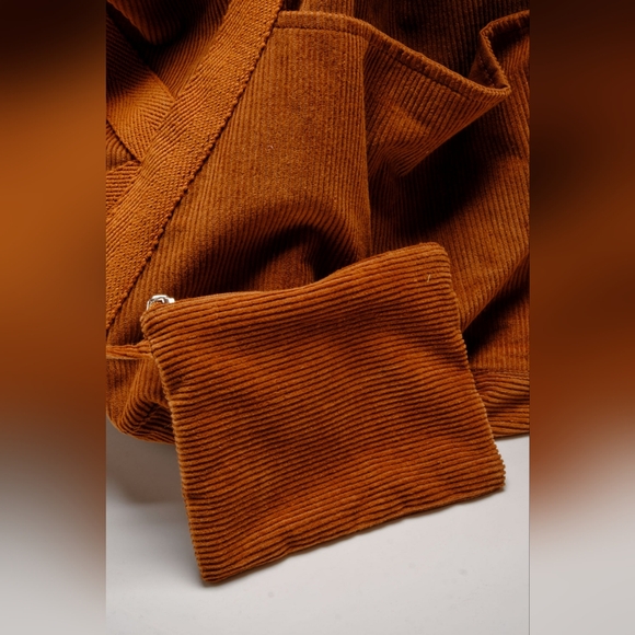 Free People NWOT Large MEGA Corduroy Tote - Picture 6 of 16